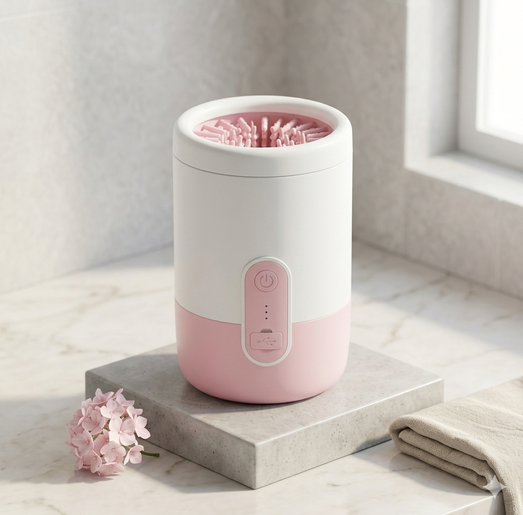 Limpiador Eléctrico de Patas para Perros y Gatos – Copa Portátil Automática con Silicona Suave y Carga USB