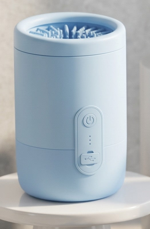 Limpiador Eléctrico de Patas para Perros y Gatos – Copa Portátil Automática con Silicona Suave y Carga USB